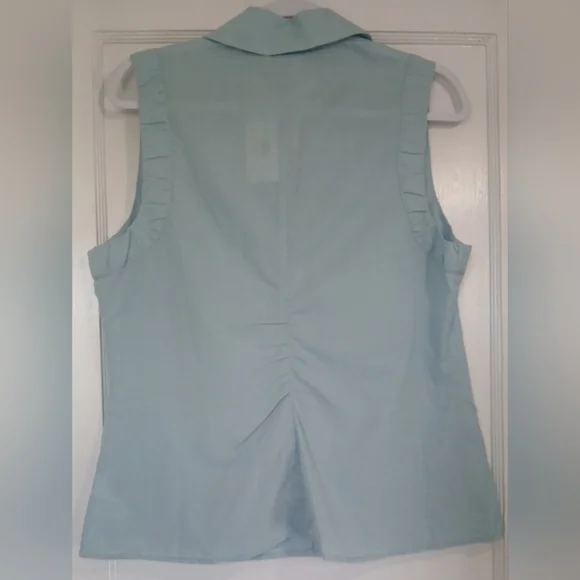 Cabi Light Blue Sleeveless Blouse - Picture 4 of 4